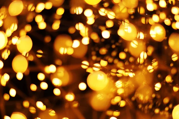 Золотой Боке Размыл Абстрактный Фон — стоковое фото
