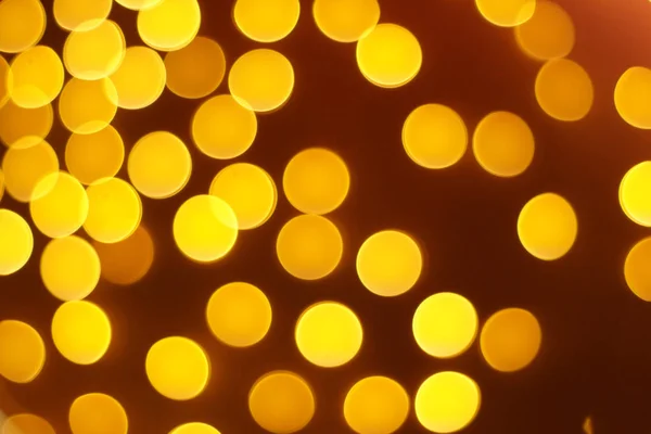 Gouden Bokeh Wazig Abstract Patroon Achtergrond — Stockfoto