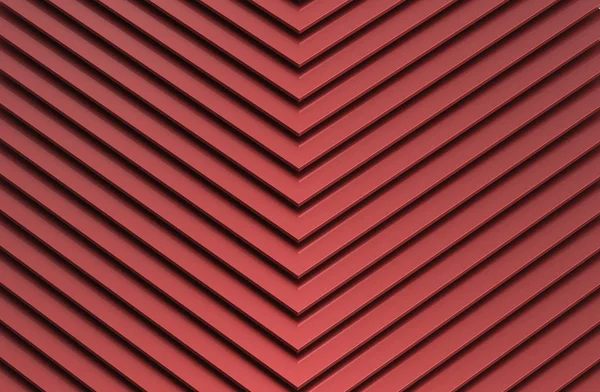 Абстрактный красный металлический фон. 3D иллюстрация . — стоковое фото