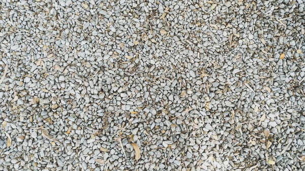 Le sol en pierre et le fond de texture des feuilles sèches — Photo