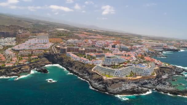Vue Aérienne Des Falaises Los Gigantes Sur Tenerife Tir Drone — Video