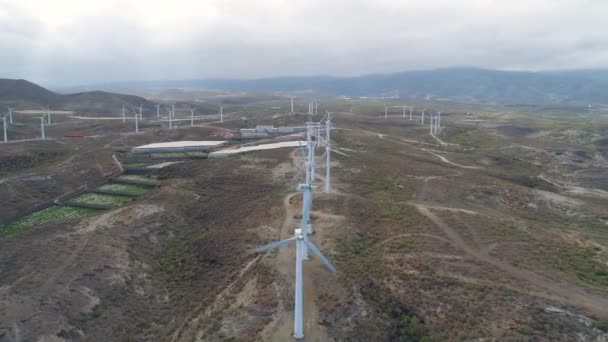 Vista Aérea Desde Altura Los Molinos Tenerife Islas Canarias España — Vídeos de Stock