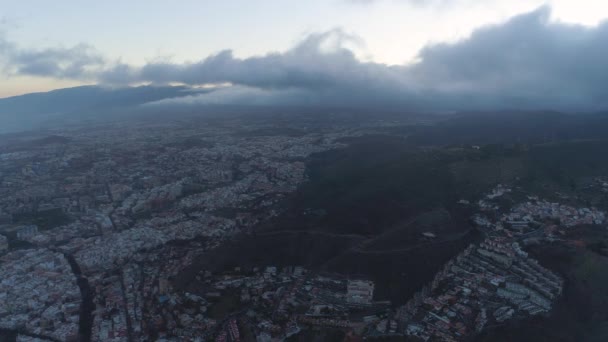 Santa Cruz Tenerife Spain May 2018 Pemandangan Udara Dari Pusat — Stok Video