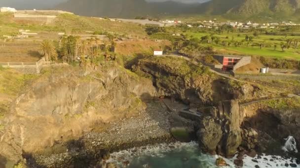테네리페에 대서양 위에서 항공기 Canarias 스페인의 — 비디오