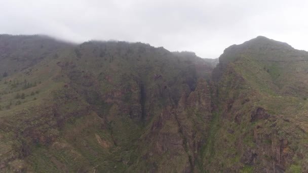 Tenerife Spanje Mei 2018 Luchtfoto Van Rocky Mountains Hel Kloof — Stockvideo