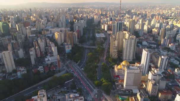 Sao Paulo Brazil May 2018 Aerial View City Centre Residental