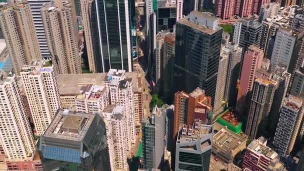 Hong Kong Mayo 2018 Vista Aérea Del Distrito Causeway Bay — Vídeos de Stock