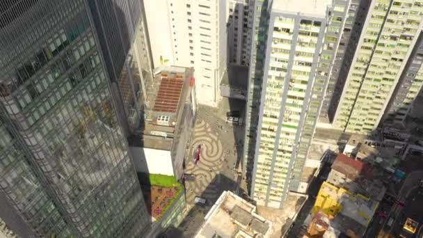 Χονγκ Κονγκ Μαΐου 2018 Αεροφωτογραφία Της Περιοχής Causeway Bay Στο — Αρχείο Βίντεο