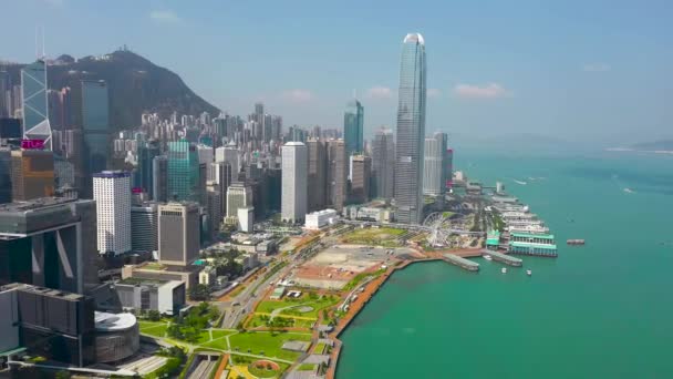 Hong Kong May 2018 Pemandangan Udara Dari Distrik Causeway Bay — Stok Video