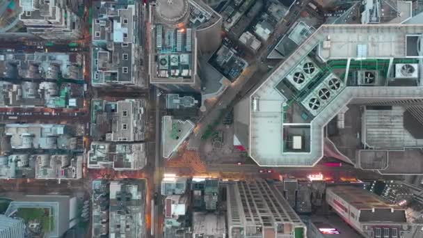 Hong Kong Mai 2018 Luftaufnahme Des Causeway Bay District Innenstadt — Stockvideo