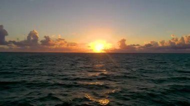 Miami, Florida, ABD - Ocak 2019: Hava dron panorama görünüm uçuş boyunca South Miami