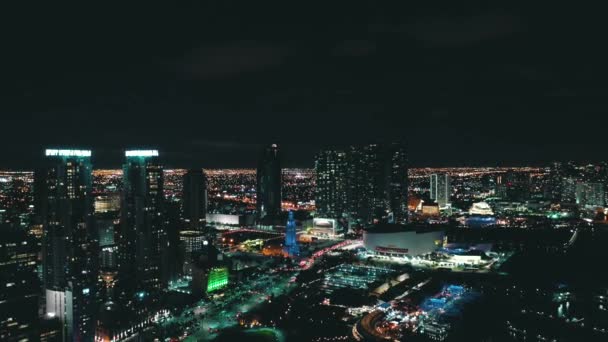 Miami Florida Usa Leden 2019 Vzdušný Panoramatický Výhled Let Přes — Stock video