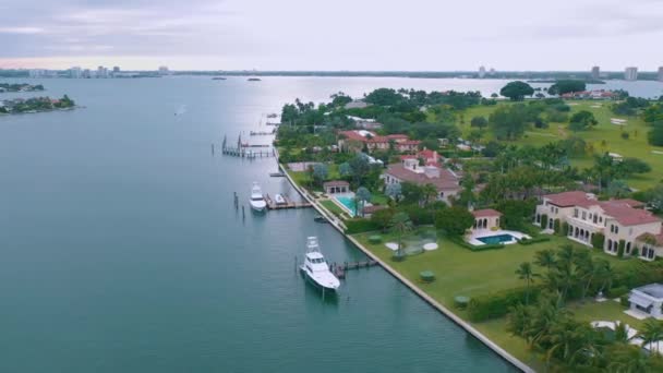 Miami Floride États Unis Mai 2019 Vol Par Drone Aérien — Video