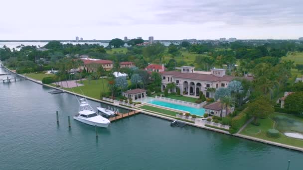 Miami Floride États Unis Mai 2019 Vol Par Drone Aérien — Video