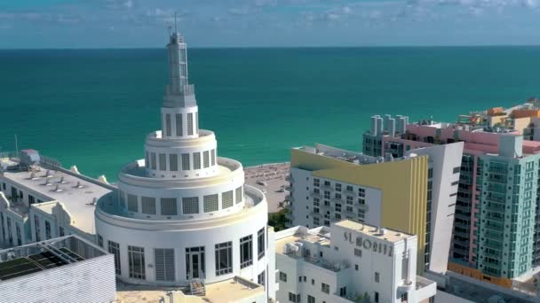 Miami Floride États Unis Janvier 2019 Vue Panoramique Drone Aérien — Video