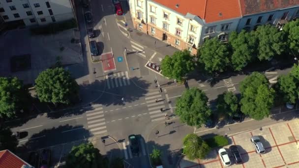 ZAGREB, CROACIA - MAYO de 2019: Vista aérea de la ciudad de Zagreb desde arriba . — Vídeos de Stock