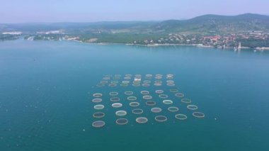 Trieste yakınlarındaki Deniz Kıyısında Balıkçılık Dişli, İtalya