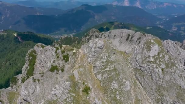 Malerische Aussicht Auf Die Schöne Landschaft Den Alpen Malerische Natur — Stockvideo