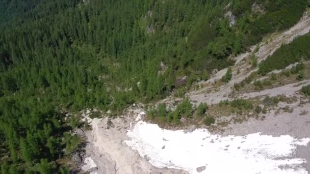 Vue Panoramique Beau Paysage Des Alpes Nature Pittoresque Italie — Video