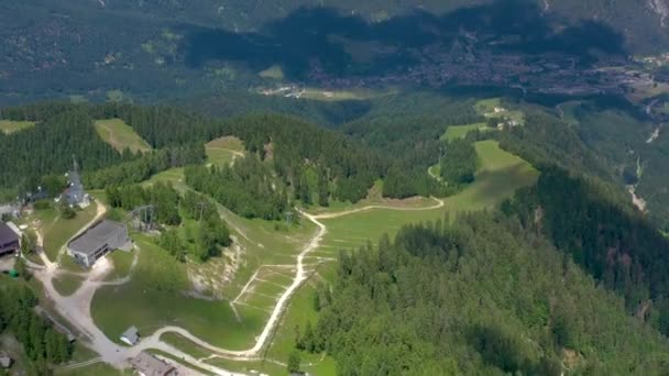 Vista Panorâmica Bela Paisagem Nos Alpes Pitoresca Natureza Itália — Vídeo de Stock