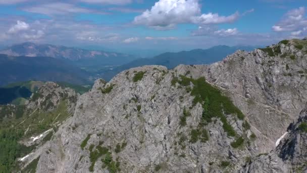 Vista Panorámica Del Hermoso Paisaje Los Alpes Naturaleza Pintoresca Italia — Vídeo de stock