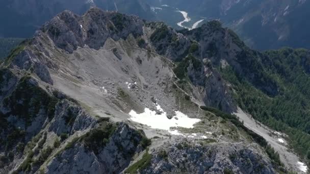 Festői Kilátás Gyönyörű Tájra Alpokban Festői Szépségű Olaszország — Stock videók