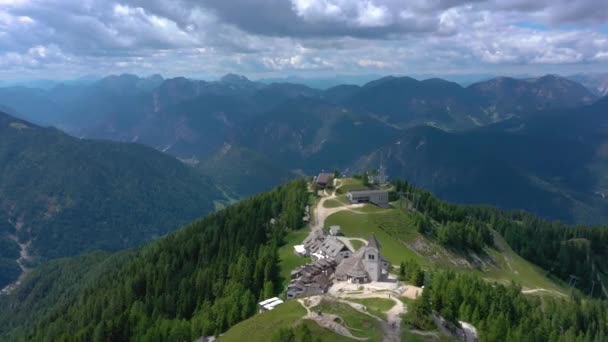 Vue Panoramique Beau Paysage Des Alpes Nature Pittoresque Italie — Video