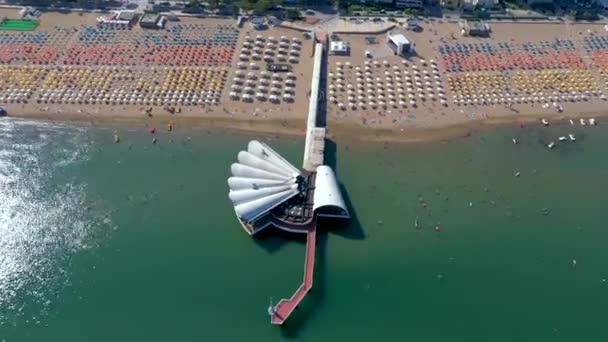 Lignano Italy May 2019 Lignano Beach Adriatic Sea Coastline Italy — Stock Video