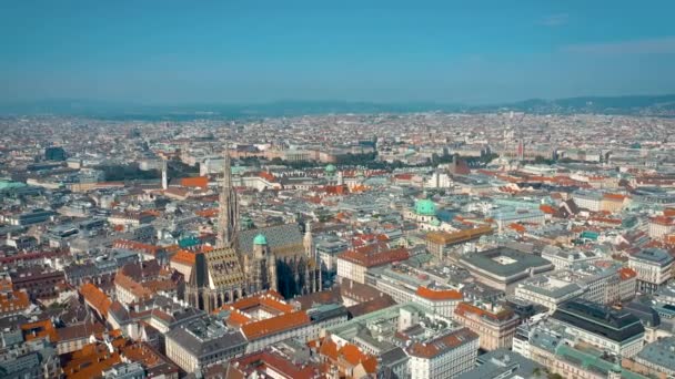 비엔나 오스트리아 2019 스카이 대성당과 — 비디오