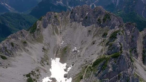 Naturskön Utsikt Över Det Vackra Landskapet Alperna Den Pittoreska Naturen — Stockvideo