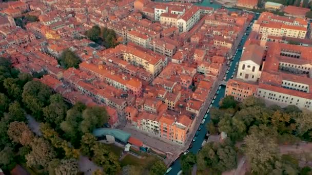 Venise Italie Juin 2019 Vue Aérienne Panorama Drone Venise Belle — Video