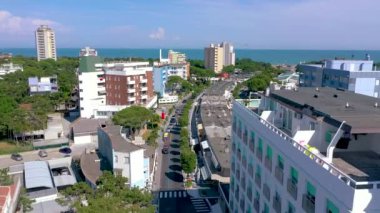 Lignano, Italya-Mayıs, 2019: Lignano City at Adriyatik deniz kıyı şeridinde Italya