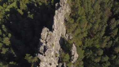 Turnov, Çek Cumhuriyeti-Haziran, 2019: güzel bir manzara hava drone görünümü