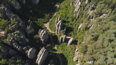 Turnov, Çek Cumhuriyeti-Haziran, 2019: güzel bir manzara hava drone görünümü