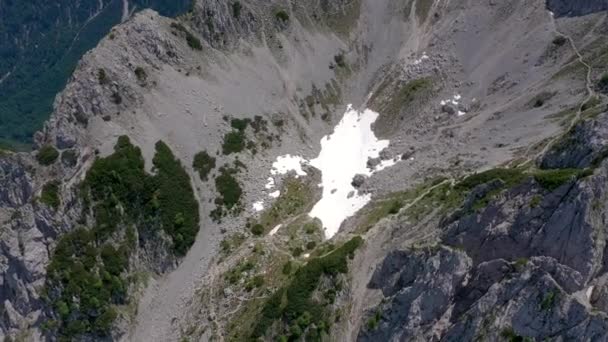 Vista Panorámica Del Hermoso Paisaje Los Alpes Naturaleza Pintoresca Italia — Vídeo de stock