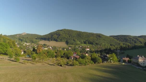 Turnov République Tchèque Juin 2019 Vue Aérienne Beau Paysage Par — Video