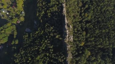 Turnov, Çek Cumhuriyeti-Haziran, 2019: güzel bir manzara hava drone görünümü