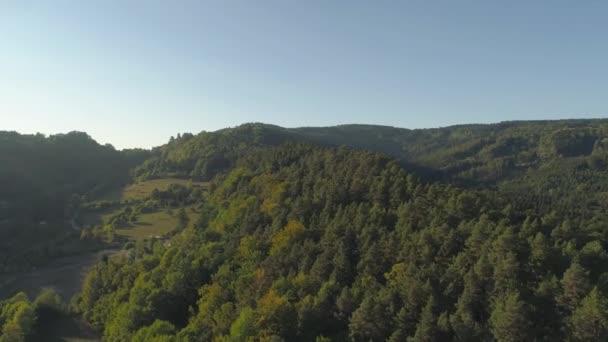 Турнов Чехія Червень 2019 Вид Аеродрон Красивий Краєвид — стокове відео
