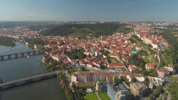 Praga República Checa Maio 2019 Vista Aérea Drone Pamorama Cidade — Vídeo de Stock