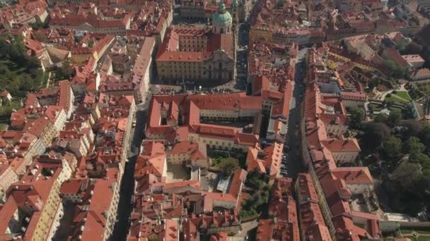 Praag Tsjechische Republiek Mei 2019 Luchtfoto Pamorama Drone Uitzicht Stad — Stockvideo