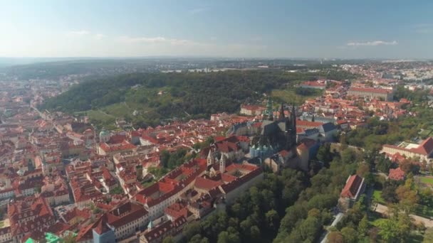 Praga República Checa Mayo 2019 Vista Aérea Del Dron Pamorama — Vídeos de Stock