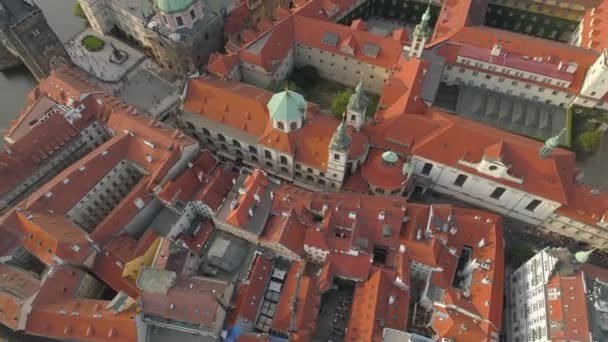 Praag Tsjechische Republiek Mei 2019 Luchtfoto Pamorama Drone Uitzicht Stad — Stockvideo