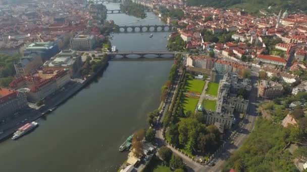 Praga República Checa Mayo 2019 Vista Aérea Del Dron Pamorama — Vídeos de Stock