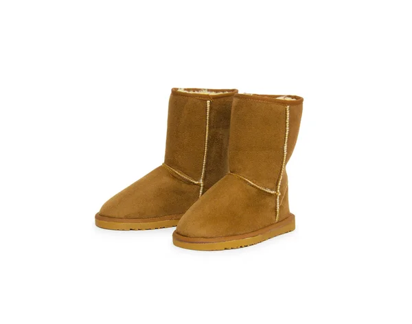 Moda Botas Invierno Aisladas —  Fotos de Stock