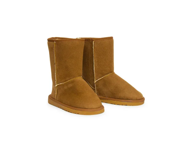 Moda Botas Invierno Aisladas —  Fotos de Stock