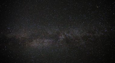 Yosemite gece gökyüzü yıldızlara