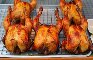 Izgara kavrulmuş tavuk