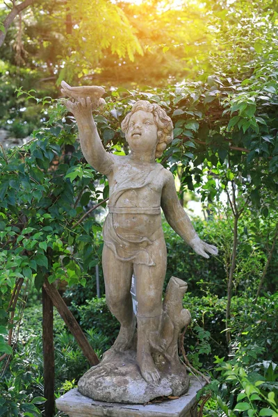 Estatua Bebé Jardín Para Decoración Estilo Europeo —  Fotos de Stock