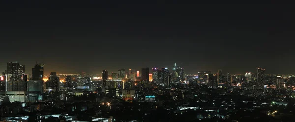 Gece Bangkok Şehir Peyzaj — Stok fotoğraf