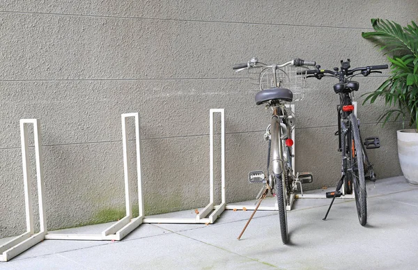 Bicicleta Estacionamento Bicicleta — Fotografia de Stock